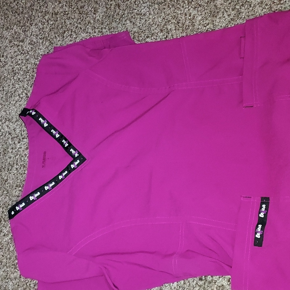 Corresponding Breast Cancer Awareness Scrub Set